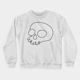 Squiggle Skull Crewneck Sweatshirt